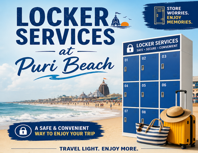 Locker Services at Puri Beach: A Safe and Convenient Way to Enjoy Your Trip
